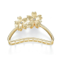 Accesoriu pentru decor par cu clema de prindere TRD004 Auriu